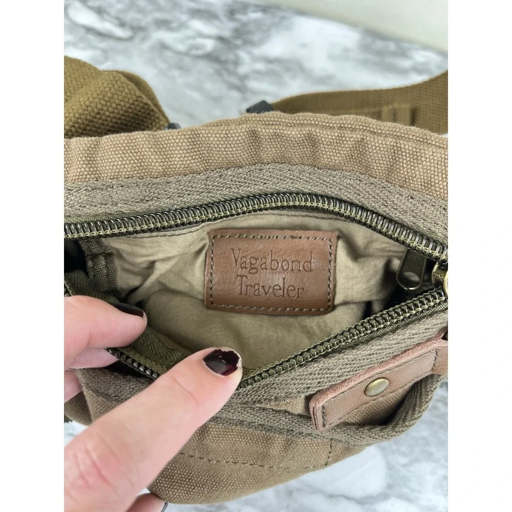 Vagabond Traveler Canvas Waist Bag Boho Festival Outdoor Active